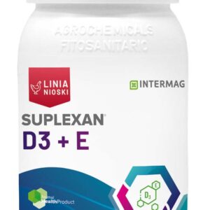 Suplexan D3+E 250ml. Mieszanka dietetyczna podaje się z wodą pitną.