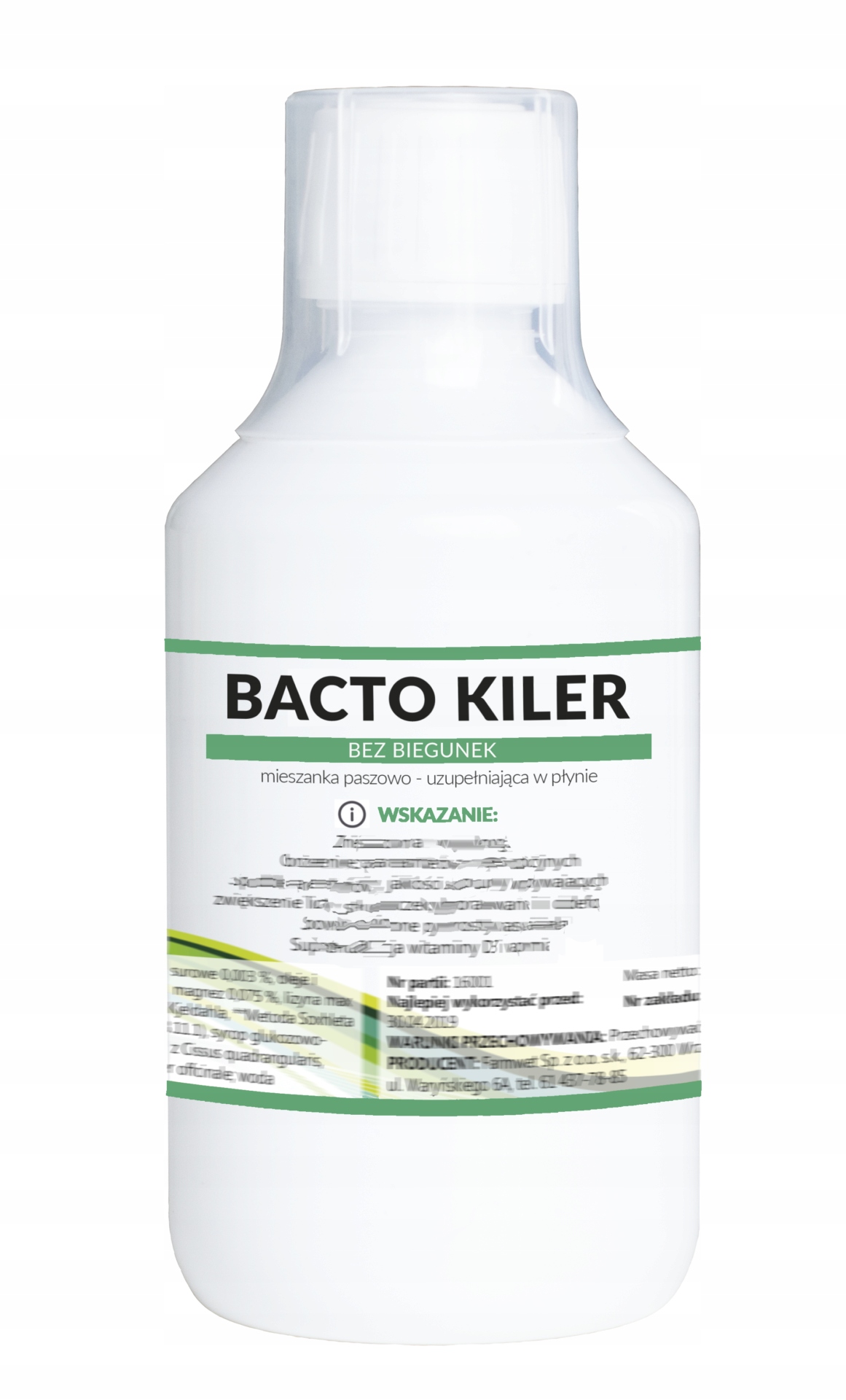 Bacto Kiler na biegunkę dla drobiu kur niosek kaczek Farmwet 250ml