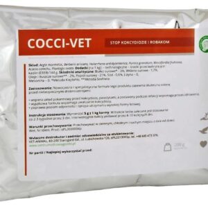 COCCI-VET stop kokcydiozie i robakom proszek 200g