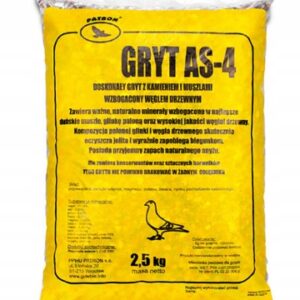 Gryt AS-4 2,5kg z muszlami i węglem drzewnym muszle anyż węgiel kamień