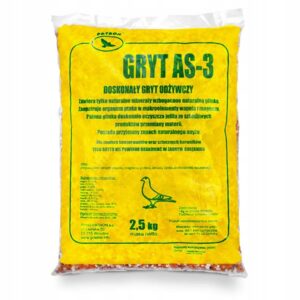 PATRON GRYT AS-3 2,5kg - wapń magnez palona glinka