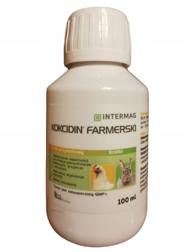 KOKCIDIN FARMERSKI kokcydioza drób króliki 100ml