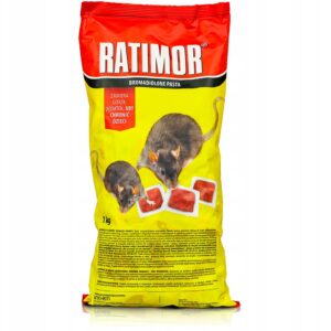 RATIMOR Trutka miękka pasta na szczury i myszy Bromadiolon 1kg