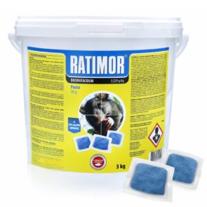 RATIMOR Trutka na myszy i szczury pasta - Trucizna Brodifakum - 3kg