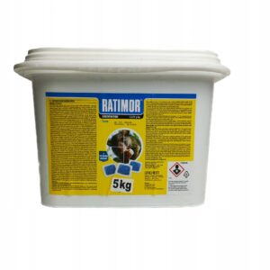 RATIMOR Trutka na szczury i myszy pasta Trucizna Brodifakum 29ppm 5kg