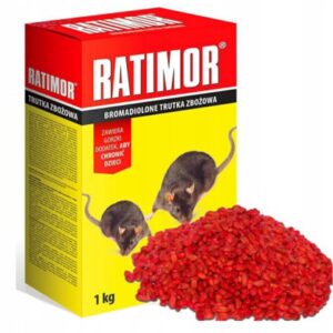 Trutka granulowana Ratimor 1kg przeciwko myszom i szczurom
