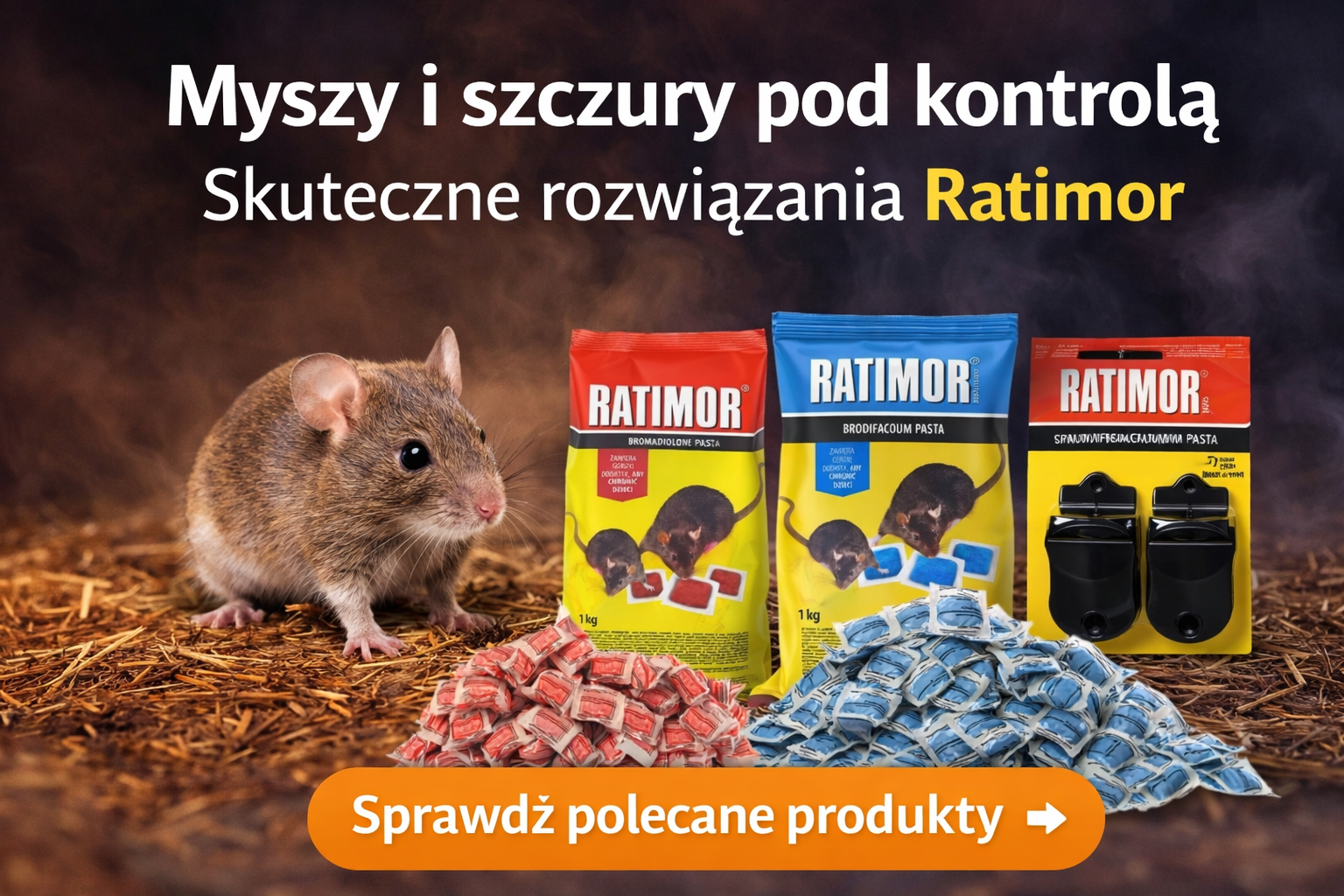 Myszy i szczury pod kontrolą – skuteczne rozwiązania Ratimor