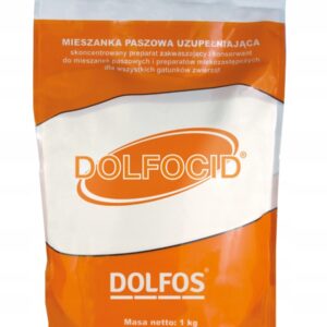 Dolfocid 1 kg Zakwaszacz w proszku dla zwierząt trzoda drób króliki