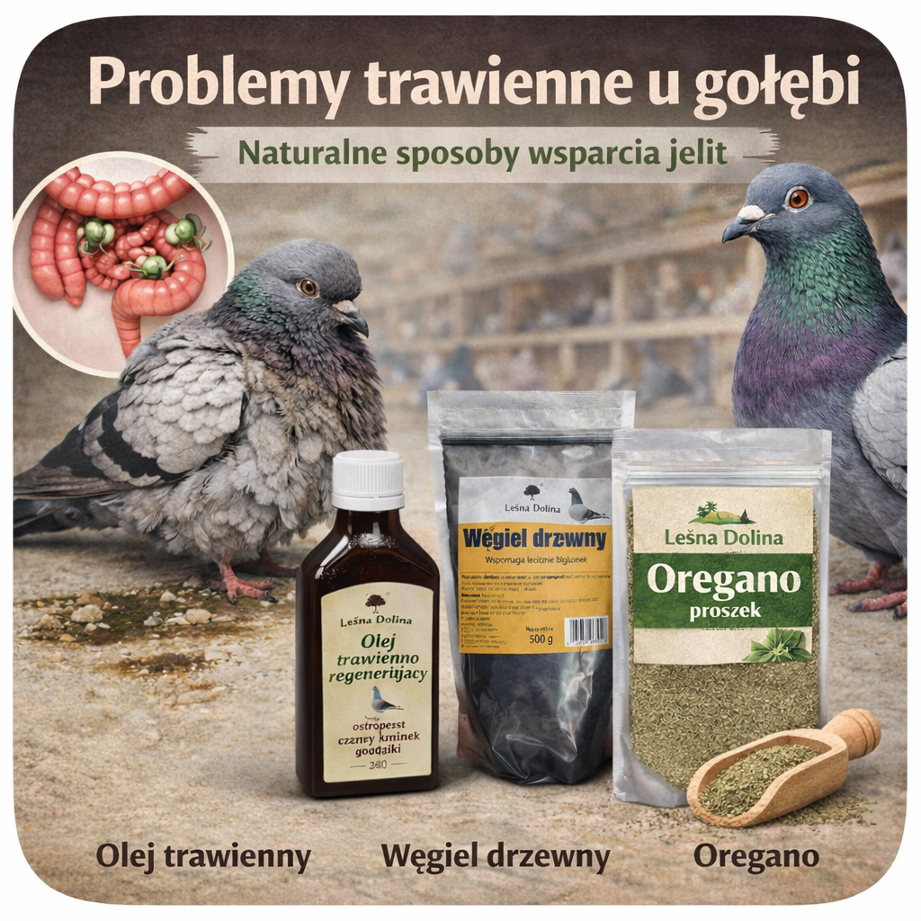 Problemy trawienne u gołębi – naturalne sposoby wsparcia jelit