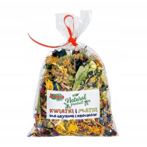 ALEGIA Kwiatki i płatki przysmak dla gryzoni i królików 30 g