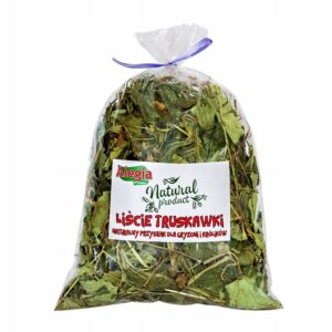 Alegia Liście truskawki dla gryzoni i królików 90g