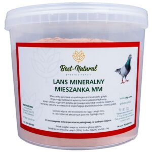 BEST-NATURAL Lans Mineralny MM – mieszanka mineralna dla gołębi 6 kg