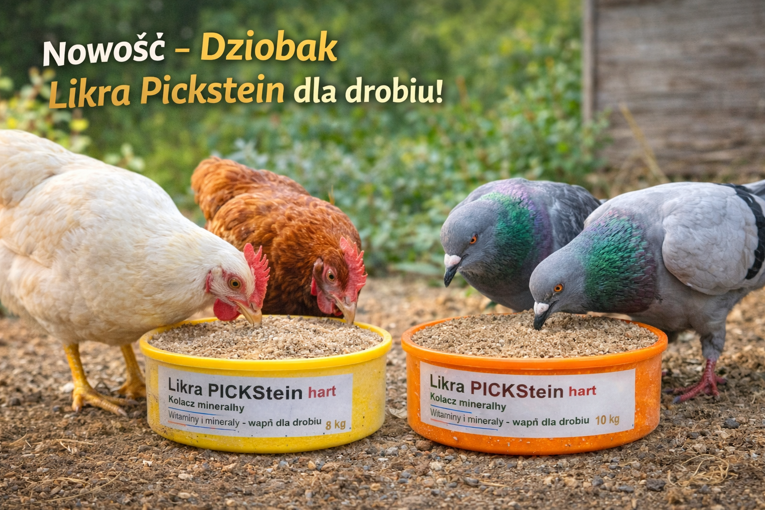 Nowość w ofercie – Dziobak Likra Pickstein dla drobiu i gołębi