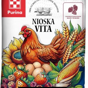 NIOSKA VITA mlewnik sypka pasza karma z maliną i truskawką 25kg PURINA