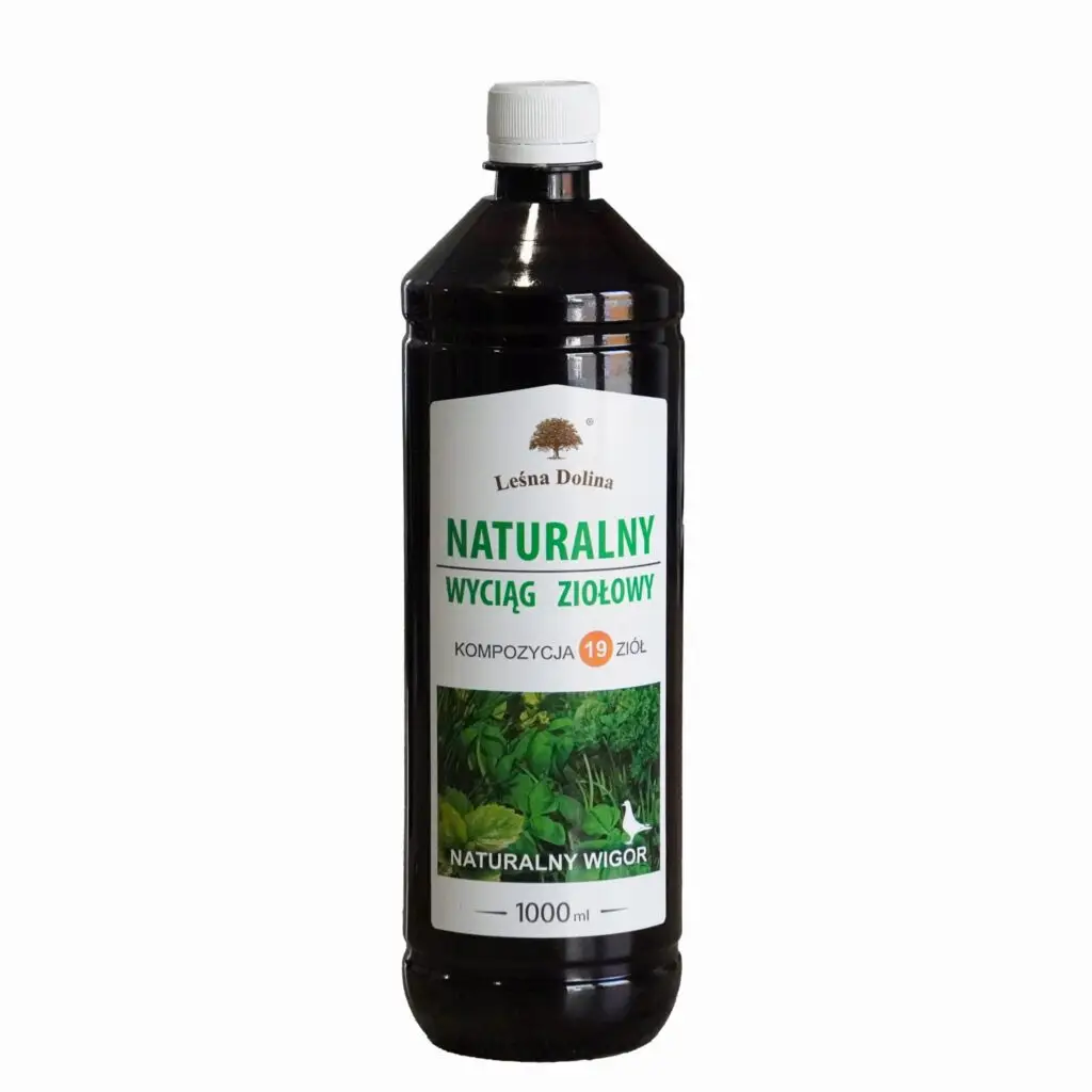 Naturalny wyciąg ziołowy dla gołębi kompozycja 19 ziół 1000ml