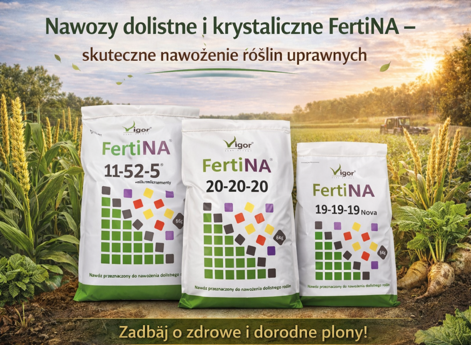Nawozy dolistne i krystaliczne FERTINA – skuteczne nawożenie roślin uprawnych