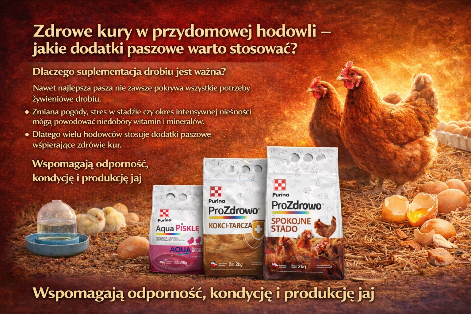 Zdrowe kury w przydomowej hodowli – jakie dodatki paszowe warto stosować