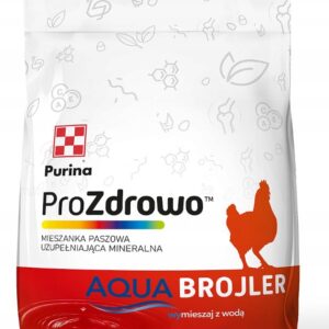 Mieszanka paszowa dla kur, brojlerów ProZdrowo Aqua Broiler 1% 500g