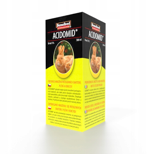 Acidomid dla królików i gryzoni – zakwaszacz wody (płyn)