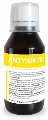 ANTYWIR-VET – 125 ml - walka z wirusami