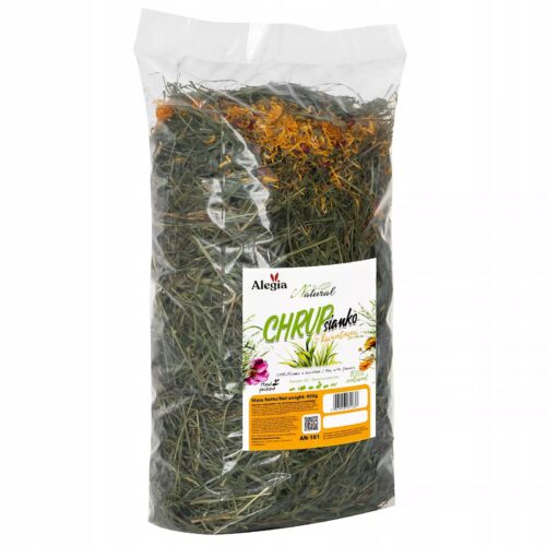 Alegia CHRUPsianko z kwiatami 450g Siano dla królika gryzonia