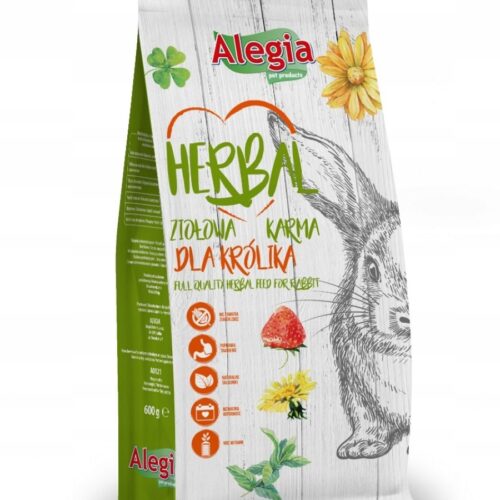 Alegia Herbal Królik Ziołowa karma dla królika 600g