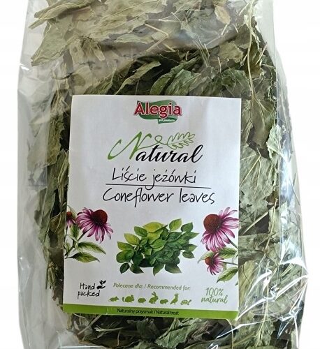 Alegia Natural Liście Jeżówki 75 g wsparcie diety królików i gryzoni