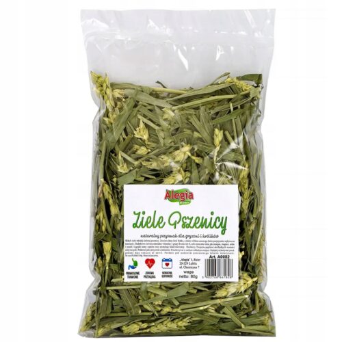 Alegia Natural Ziele Pszenicy 80 g dla królika kawii szynszyli