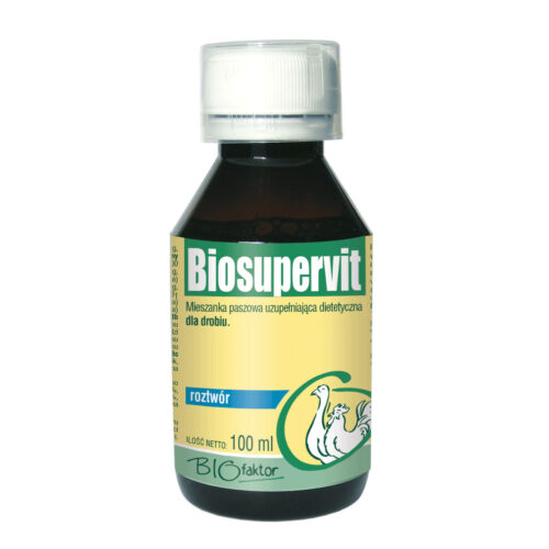 BIOSUPERVIT 100ML BIOFAKTOR WITAMINY DLA GOŁĘBI DROBIU KUR