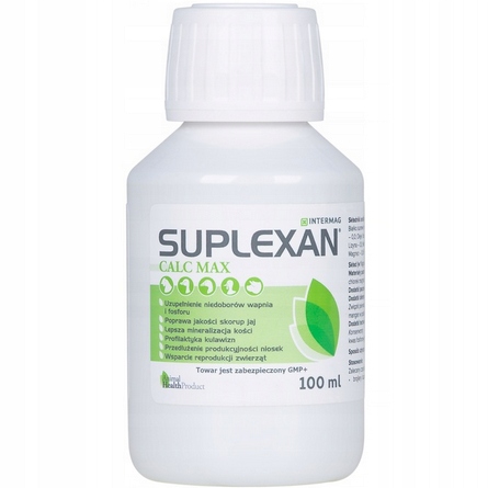 CALC MAX 100ML uzupełnienie niedoboru wapnia i fosforu drób króliki