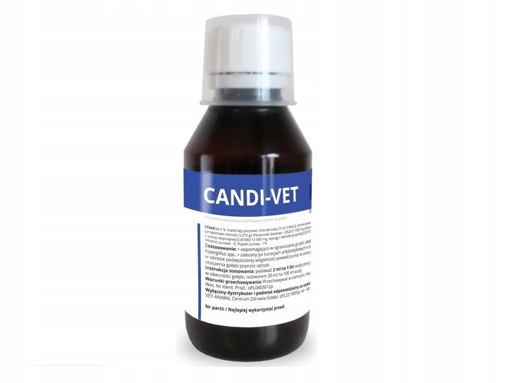 CANDI-VET 125 ml - grzybica, na grzybicę u gołębi