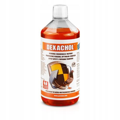 DEXACHOL 1L ochrona i regeneracja wątroby dla gołębi PATRON