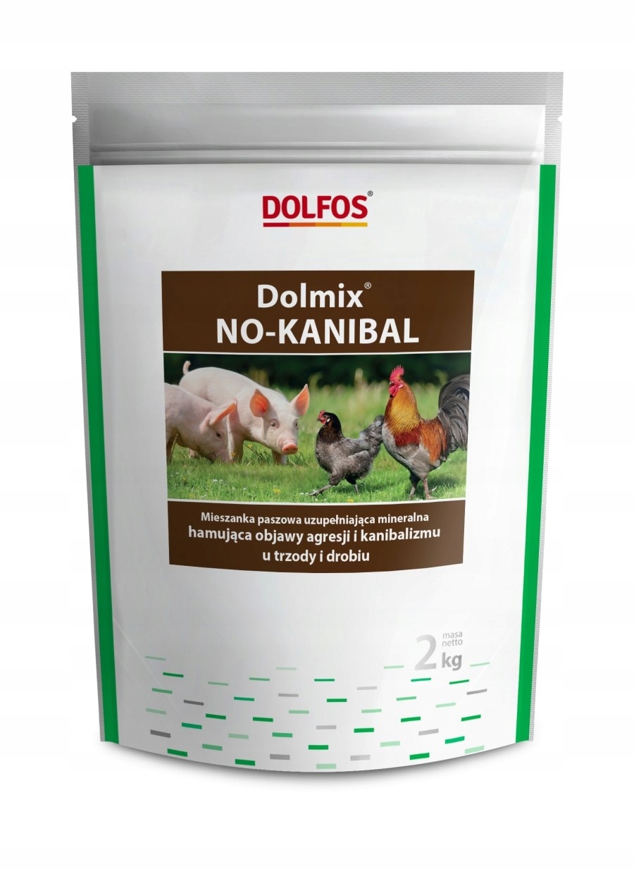 Dolmix NO-KANIBAL 2kg agresja kanibalizm drób