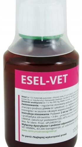 ESEL-VET 125 ml - odporność, płodność i wydolność