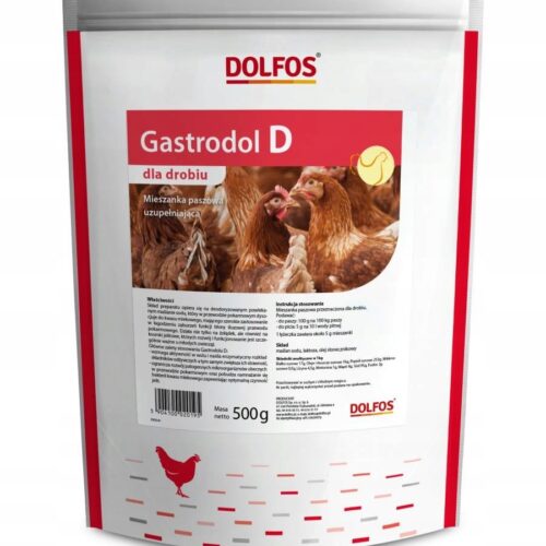 Gastrodol D 500g regulujący zaburzenia przewodu pokarmowego u kur