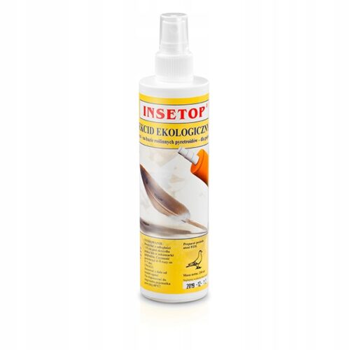 INSETOP 250ml spray na insekty pasożyty dla gołębi kur Patron