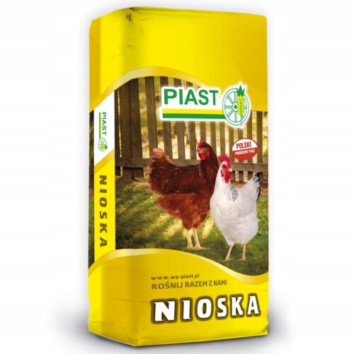 Karma dla kur Piast Pasza dla niosek Piast pełnoporcjowa granulat 25 kg