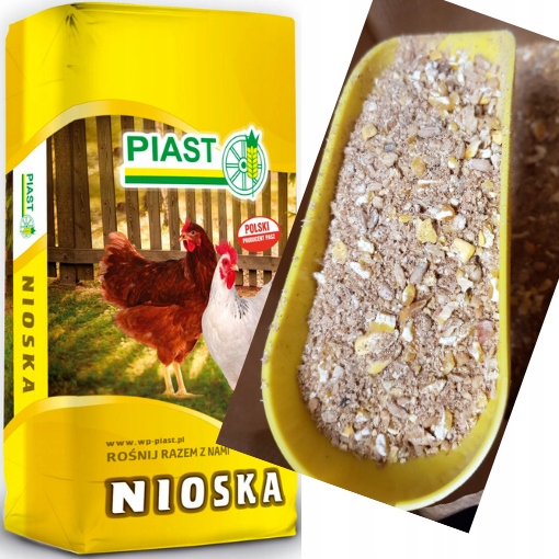 Karma dla kur Piast pasza nioska sypka Piast 25 kg