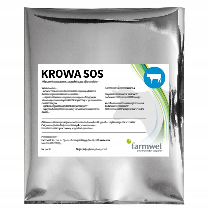 Krowa SOS dla bydła krów kwasica ketoza Farmwet 1k