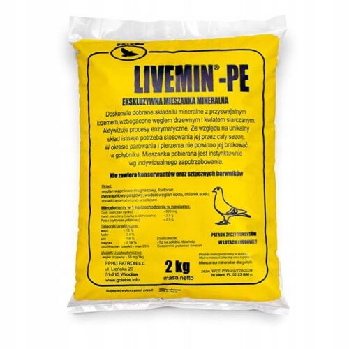 Livemin-Pe minerały mączka z krzemem i węglem 2kg