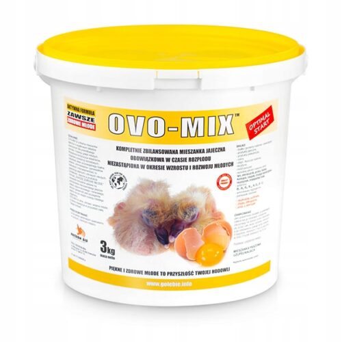 Ovo-Mix Patron 3 kg mieszanka jajeczna dla gołębi