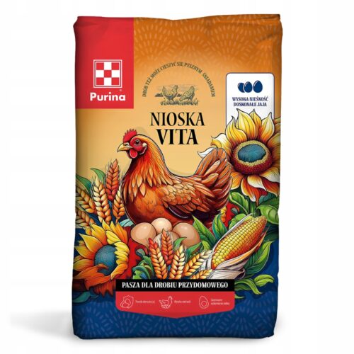 PURINA Nioska Vita 2 Pasza na nieśność dla kur niosek 25kg