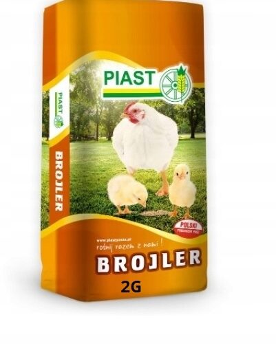 Pasza Karma Dla Kur Kurczaków Brojlerów 2G PIAST 25kg Pełnoporcjowa