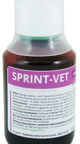 Preparat dla gołębi Vet Animal Sprint-Vet 125 ml