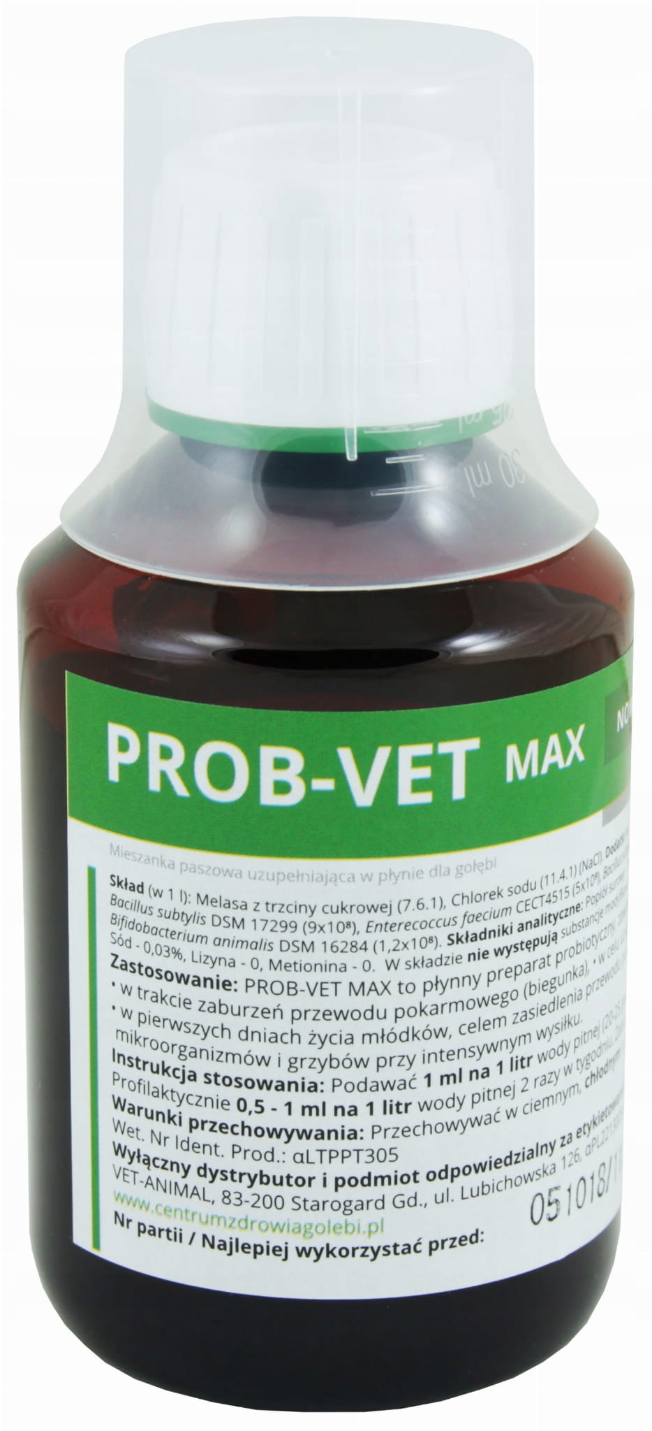 Prob Vet Max Probiotyk Dla Gołębi 125ml Vet Animal