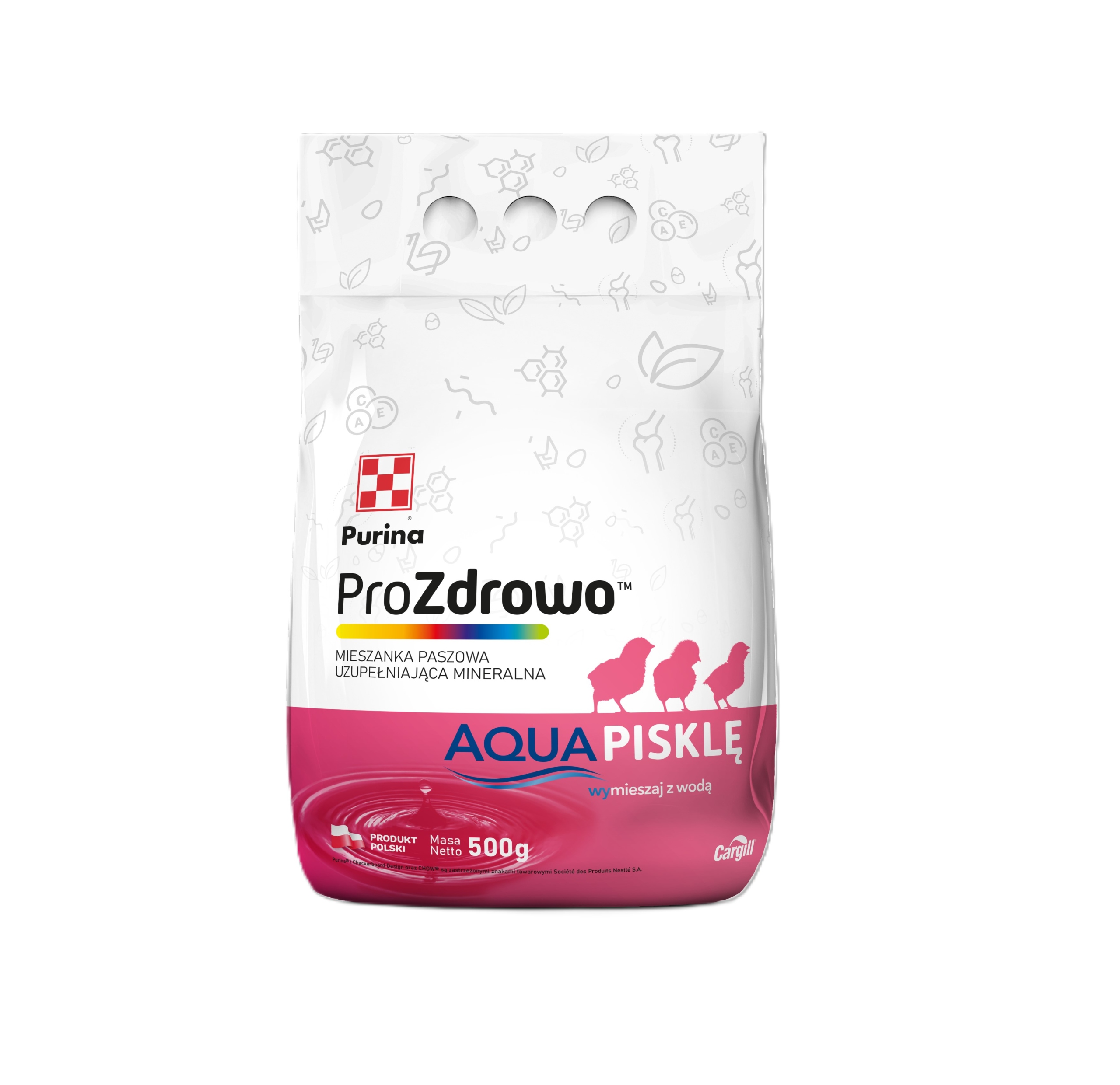 Purina ProZdrowo AQUA PISKLĘ 0,5 kg Witaminy dla drobiu do wody
