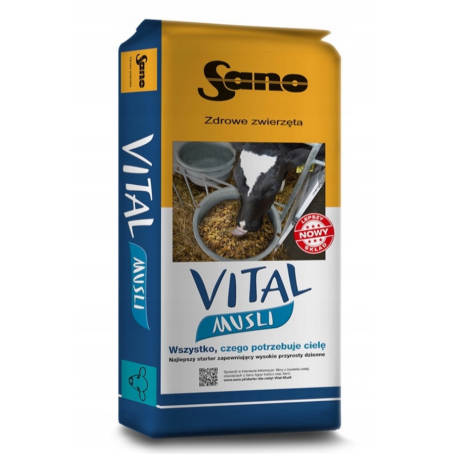 SANO Vital Musli 20kg Starter Dla Cieląt Pasza