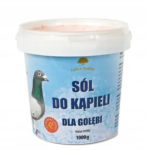 Sól do kąpieli dla gołębi Leśna Dolina 1000 g