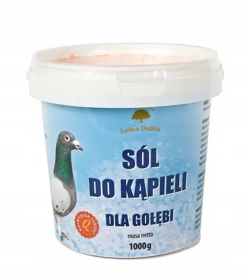 Sól do kąpieli dla gołębi Leśna Dolina 1000 g