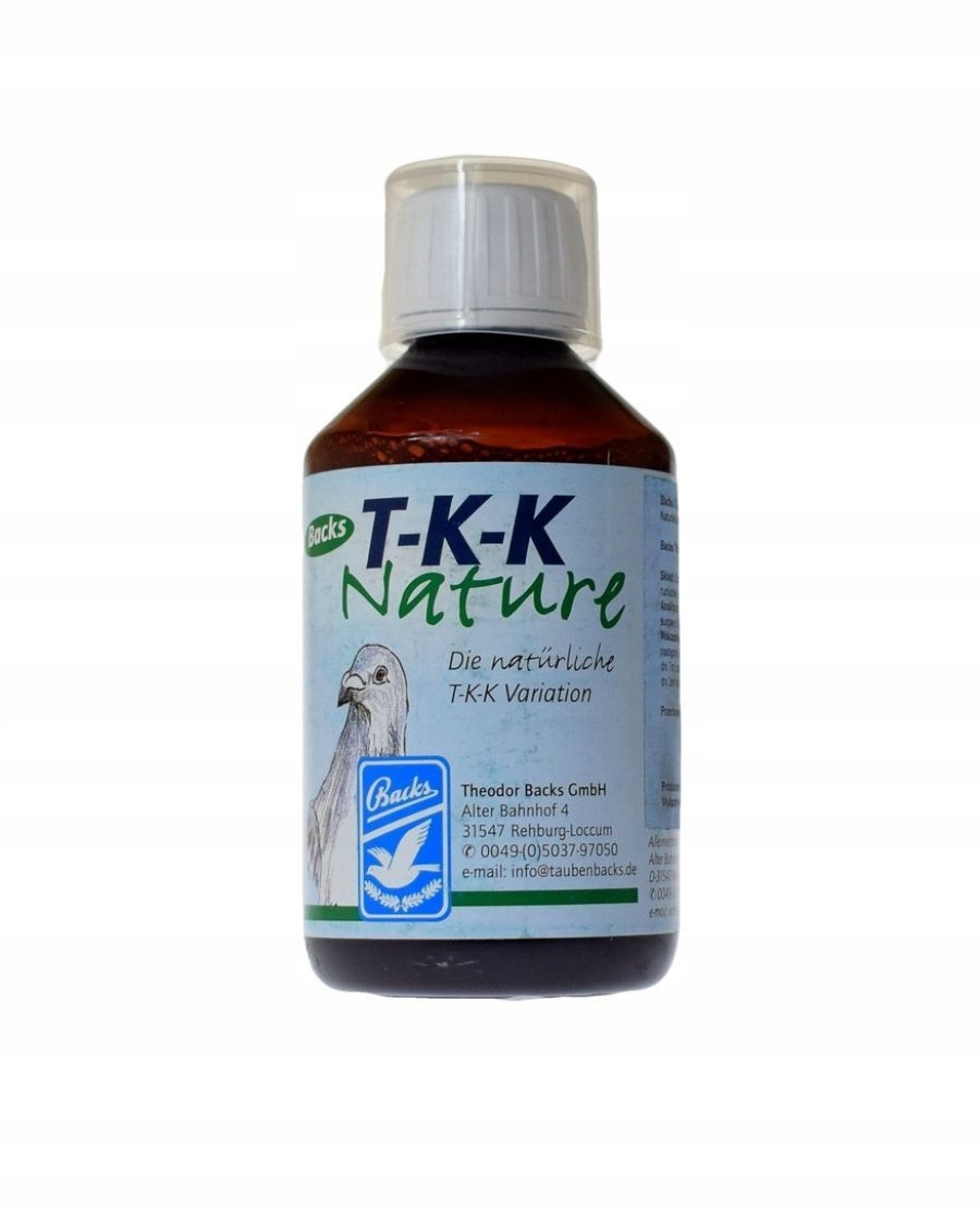 TKK-Nature Backs preparat dla gołębi na rzęsistek, żółty guzek 250 ml